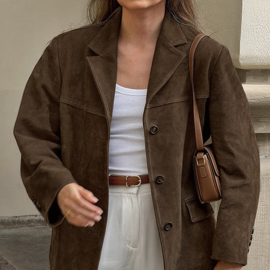 Sophie – Vintage Mode Jas Met Revers